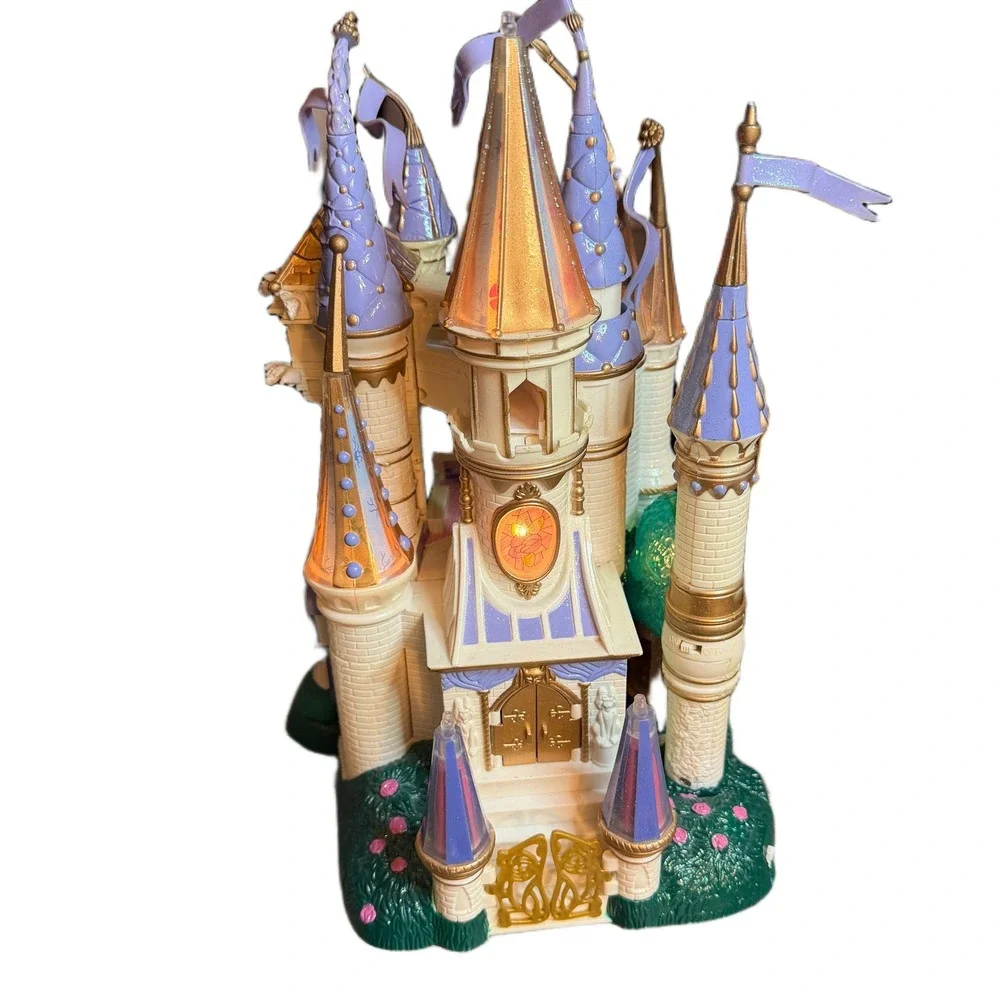 Trendmasters Disney Beauty & the Beast Castle Playset Purple Gold Vintage 1997